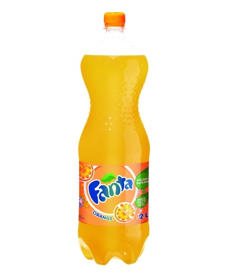 Gazuotas apelsinų skonio gaivusis gėrimas FANTA, 2 l PET D