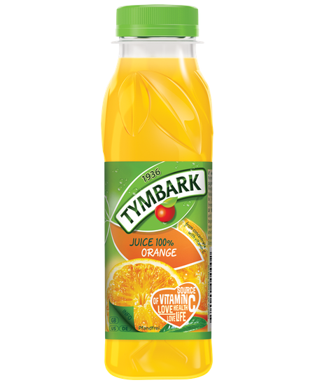 Apelsinų sultys 100% TYMBARK, 0,3 L, PET