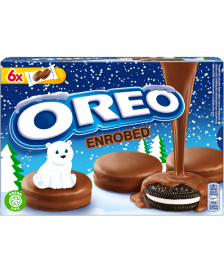 Sausainiai OREO  aplieti pieniniu šokoladu 246g