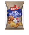 Bulvių traškučiai ESTRELLA KETTLE Grietinės ir svogūnų skonio, 120g