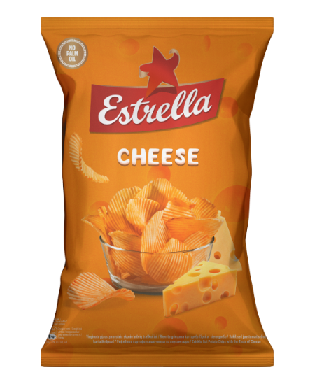 Traškučiai ESTRELLA, sūrio skonio, 130 g