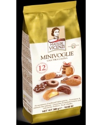 Sausainiai VICENZOVO Mini Voglie, asorti, 300 g