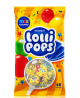 Karameliniai saldainiai ROSHEN Lolipops, kokteilių skonio, 0,92 kg