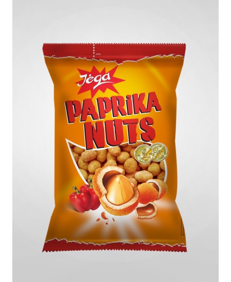 Žemės riešutai JĖGA, traškioje luobelėje su paprika, 500g