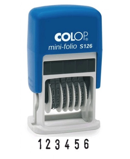 Antspaudas numeratorius COLOP S126, 6 skaičių