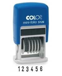 Antspaudas numeratorius COLOP S126, 6 skaičių