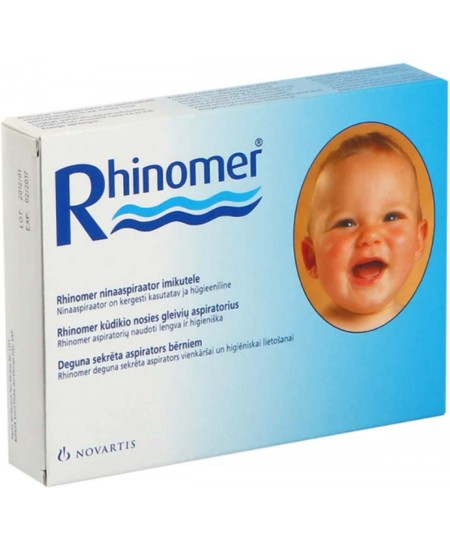 Aspiratorius kūdikio nosies gleivėms surinkti RHINOMER, 1 vnt.