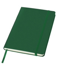Užrašų knygelė JOURNAL BOOKS su gumele, A5, linija, tamsiai žalia