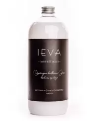 Skalbinių minkštiklis IEVA (medienos, odos, gintaro aromato), 1000 ml