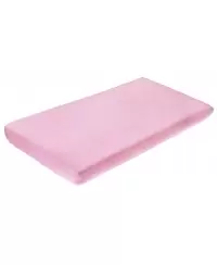 Sensillo paklodė neperšlampama su guma, rožinė, 120*60, 2153