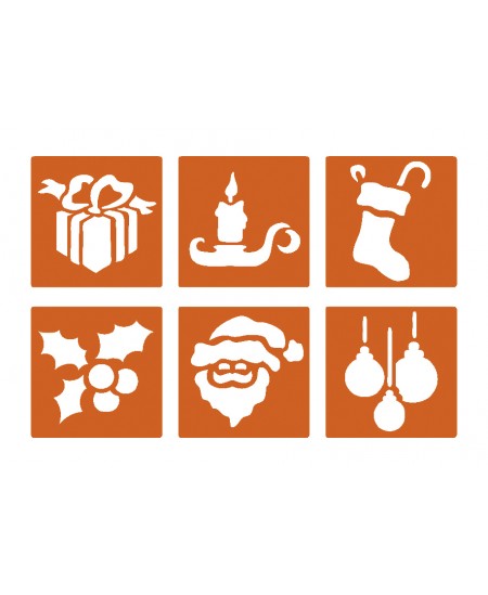 Piešimo trafaretai GRAINE CREATIVE Kalėdos