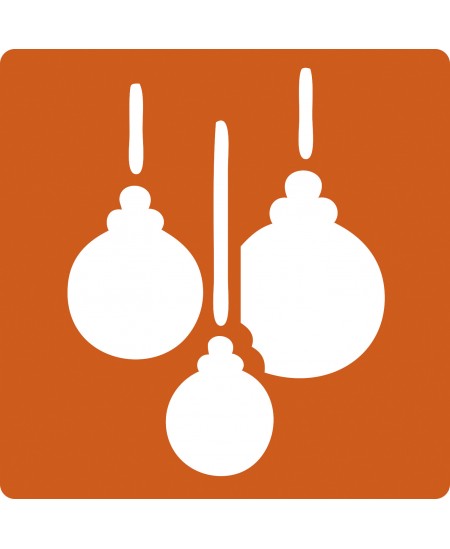 Piešimo trafaretai GRAINE CREATIVE Kalėdos