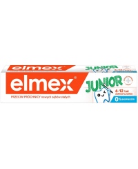 Vaikiška dantų pasta su fluoru ELMEX Junior, 6-12 m., 75 ml