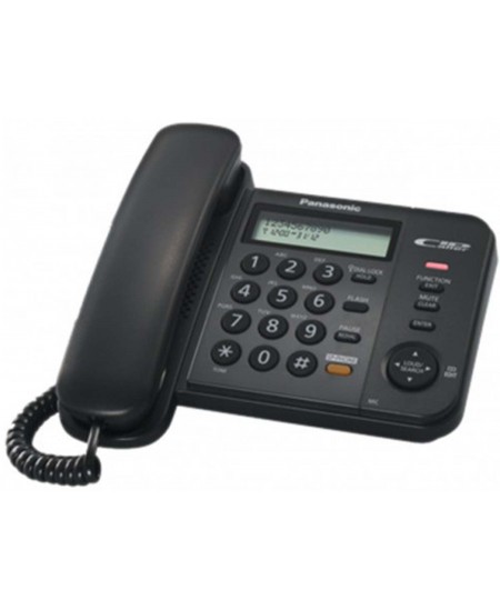 Telefonas PANASONIC KX-TS560, juoda spalva