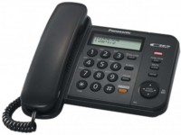 Telefonas PANASONIC KX-TS560, juoda spalva