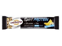 Dribsnių batonėlis CERBONA SPORT Protein, su bananais ir baltymais, 35 g
