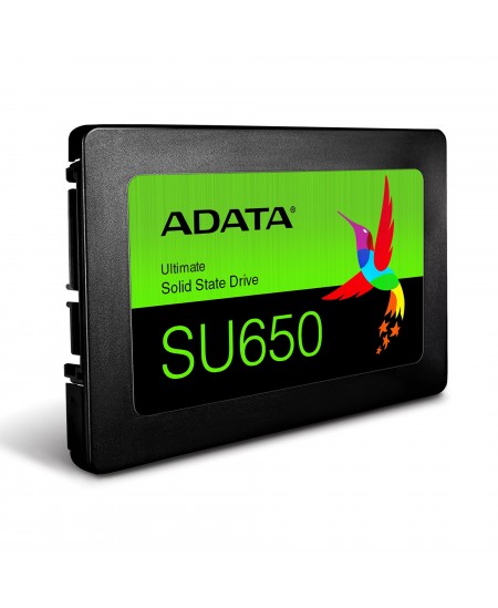 ADATA Ultimate SU650 1000 GB, SSD form factor 2.5", SSD interface SATA 6Gb/s, Write speed 450 MB/s, Read speed 520 MB/s