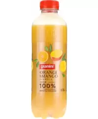 Sultys GRANINI, Apelsinų-mangų, tiesioginio spaudimo, 100% 0,75l