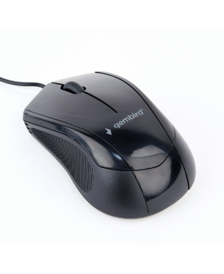 Gembird MUS-3B-02 Optical mouse, Black