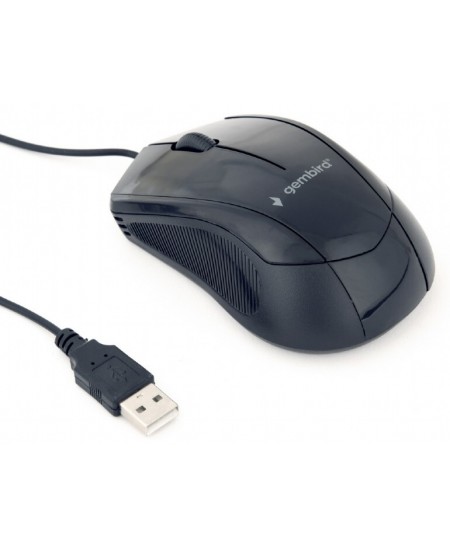 Gembird MUS-3B-02 Optical mouse, Black