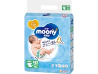 Sauskelnės MOONY, NB dydis, 0-5 kg, 76 vnt.