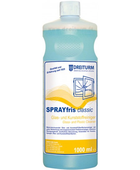 Stiklinių paviršių valiklis SPRAYFRIS, 1 l