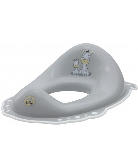 Maltex Baby klozeto sėdynė, neslystanti, Zebra, pilka / balta, 6463