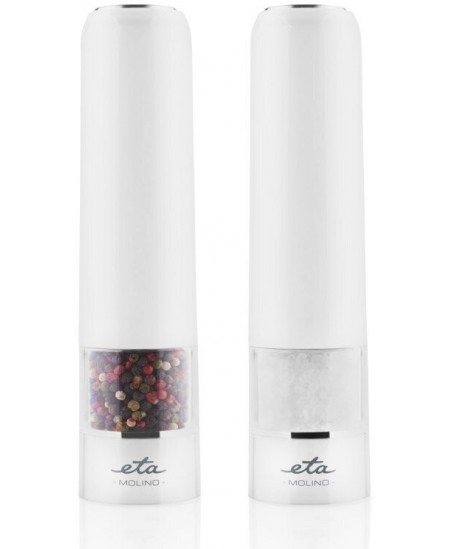 ETA Salt And Pepper Mill Molino ETA092890000 Housing material Plastic, AAA, White