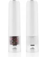 ETA Salt And Pepper Mill Molino ETA092890000 Housing material Plastic, AAA, White
