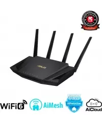 Asus Router RT-AX58U 802.11ax, 10/100/1000 Mbit/s, Ethernet LAN (RJ-45) ports 4, Mesh Support No, MU-MiMO Yes, 3G/4G via optiona
