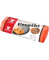 Šiukšlių maišai, 35 litrų, rulone 15 vnt., storis 13 µm, LDPE, oranžinės sp.