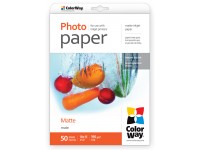 ColorWay Matte Photo Paper, 50 sheets, 10x15, 190 g/m²