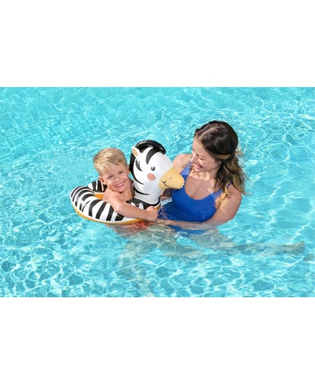 Pripučiamas plaukimo ratas vaikams BESTWAY Safari Animal, 57x51 cm