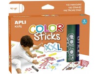 Apli Kids XXL dažų pastelės (6 spalvos)