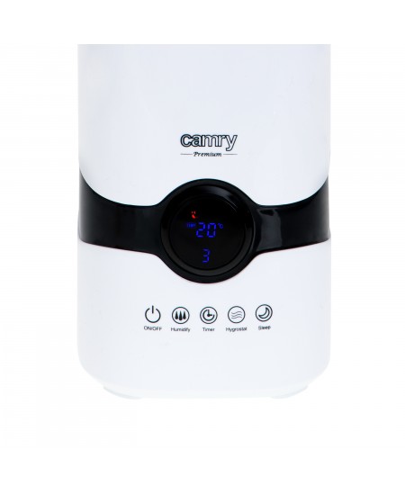 Camry Air humidifier CR 7964 35 m³, 25 W, Water tank capacity 4.2 L, Ultrasonic, Humidification capacity 300 ml/hr, White