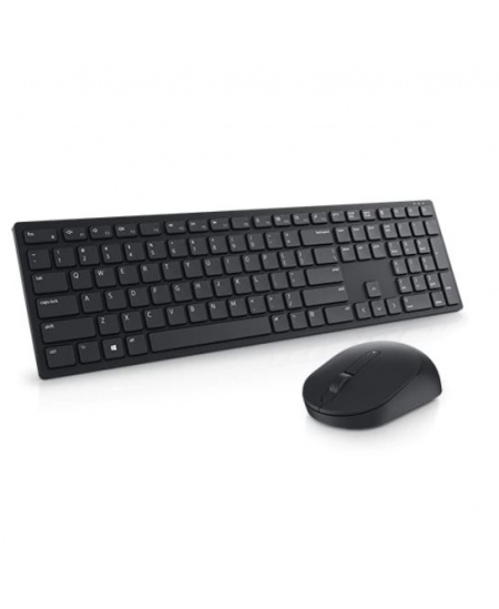 Dell Pro Keyboard and Mouse (RTL BOX)  KM5221W Keyboard and Mouse Set, Wireless, Batteries included, US, Black