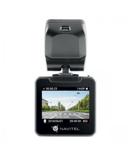 Navitel R600 QUAD HD Audio recorder, Mini USB, Movement detection technology, Built-in display