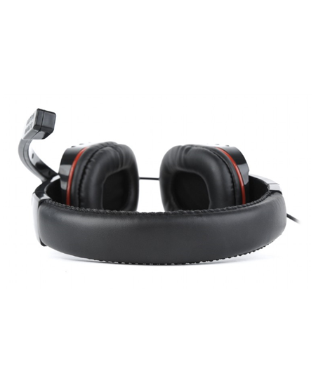 Gembird Glossy Black, Gaming headset with volume control, Built-in microphone, 3.5 mm