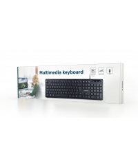 Klaviatūra Gembird KB-MCH-04, laidinė, EN