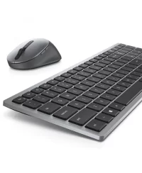 Dell Keyboard and Mouse KM7120W Wireless, 2.4 GHz, Bluetooth 5.0, Keyboard layout US, Titan Gray