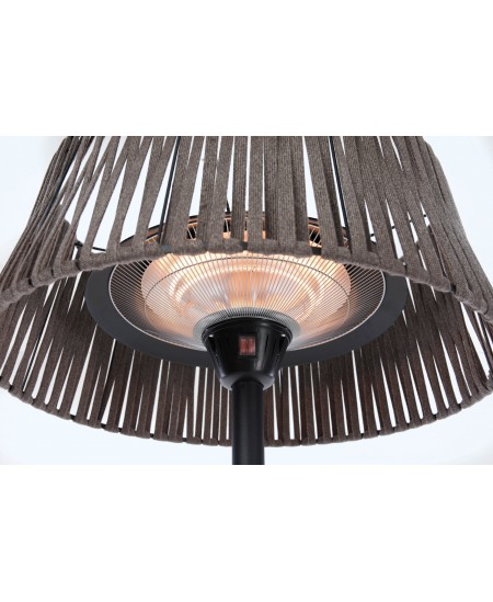 SUNRED Heater ARTIX M-SO BROWN, Corda Bright Standing Infrared, 2100 W, Brown