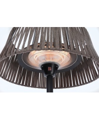 SUNRED Heater ARTIX M-SO BROWN, Corda Bright Standing Infrared, 2100 W, Brown