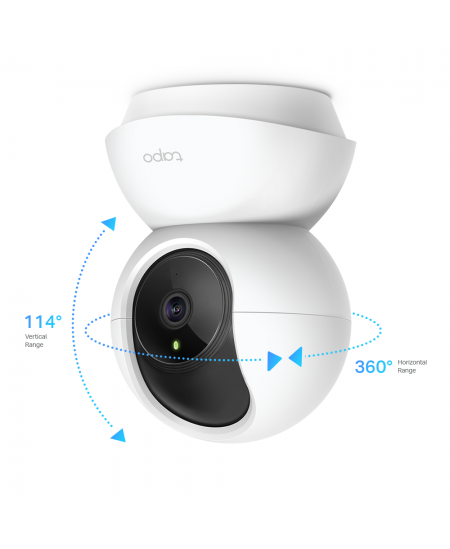 TP-LINK Pan/Tilt Home Security Wi-Fi Camera Tapo C200 4mm/F/2.4, Privacy Mode, Sound and Light Alarm, Motion Detection and Notif
