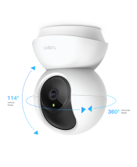TP-LINK Pan/Tilt Home Security Wi-Fi Camera Tapo C200 4mm/F/2.4, Privacy Mode, Sound and Light Alarm, Motion Detection and Notif