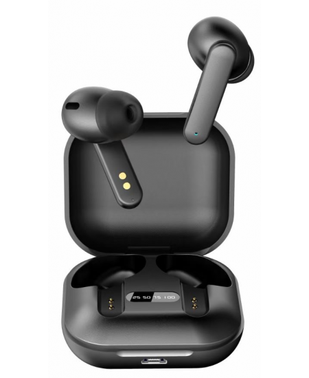 Gembird TWS Earbuds FitEar-X100B Wireless, Bluetooth, In-Ear, Black