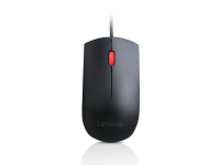 Lenovo Essential USB Wired Mouse, 1600 DPI, 1.8 m, 3 Buttons, Black Lenovo