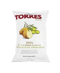 Bulvių traškučiai TORRES, su alyvuogių aliejumi, 150g