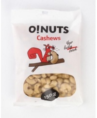Anakardžių riešutai O!NUTS, 150 g