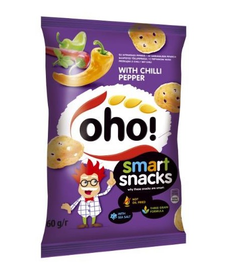 Traškučiai OHO, su čili pipirais, 60 g
