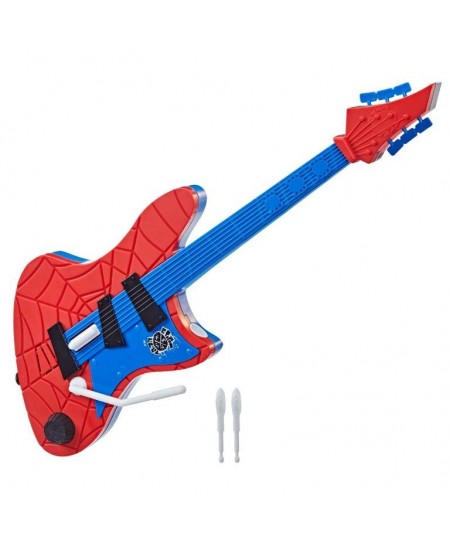 Gitara SPIDER-MAN, su muzikiniais efektais